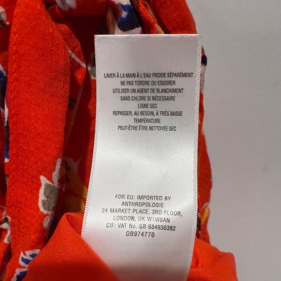 Anthropologie 52 Conversations Colloquial Off Shoulder Floral Midi Dress US 12​ - Picture 10 of 11